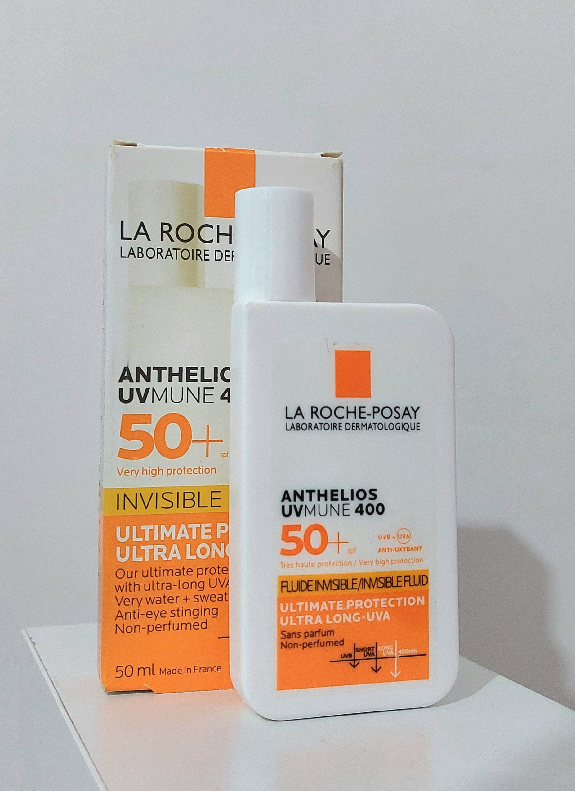 ضدآفتاب فلوئیدی بی‌رنگ لاروش پوزای آنتلیوس UVMune 400 SPF50+ - 50ml